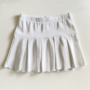 Art Class White Pleated Skirt